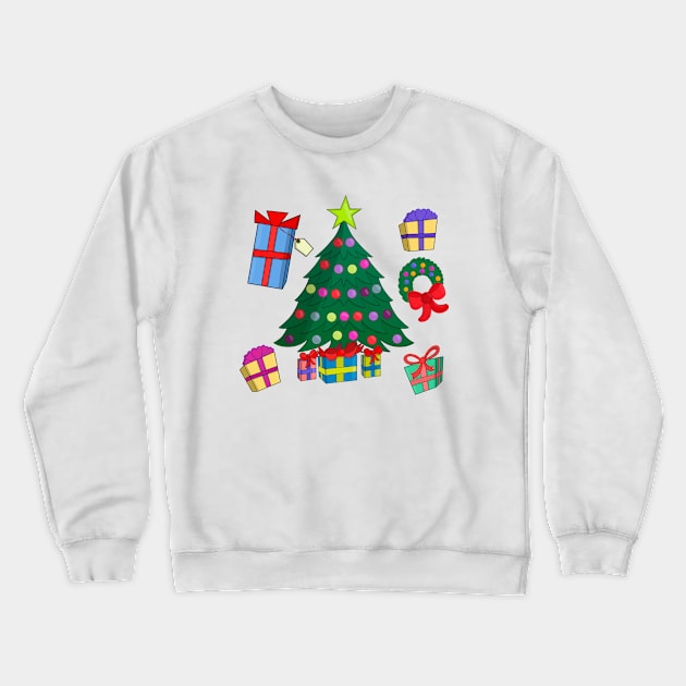 Christmas Holiday Night Gifts Crewneck Sweatshirt by DiegoCarvalho